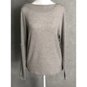Jessica Simpson Giana Sweater Women's Size Small Boat-Neck in Alloy NEW